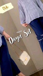 Setelan salur Divya set terbaru kekinian dan bahan katun mix moscrepe size LXL dan XXL