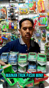 MAINAN MOBIL TRUK PASIR KECIL KEMASAN KANTONG