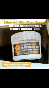 Libertys REJUV BLEACH 8 IN 1 FACIAL NIGHT CREAM 20G
