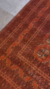 “Exquisite Afghan Turkaman Bukhara Rug – 100% Wool Handcrafted Masterpiece (2x3m)”At