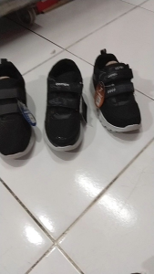 SEPATU COMEX VELCRO SEPATU ANAK HITAM PUTIH   SEPATU SNEAKER  ANAK SEPATU ANAK SEKOLAH
