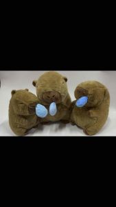Gấu bông Capybara Bộ trưởng bộ ngoại giao - capybara chảy nước mũi cute size 20 - 23 - 25 cm nhồi bông dễ thương ẢNH THẬT