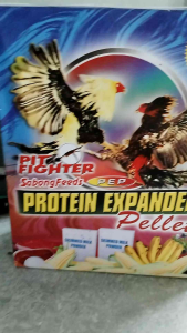 Pit Fighter Sabong Feeds Protein Expander Pellet 1kg as packed.