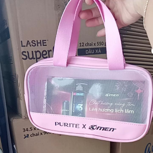 Túi xách nữ đựng đồ dùng cá nhân mỹ phẩm bóp viết 22*11*4.5cm