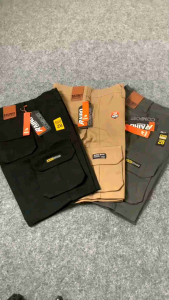 Celana cargo pendek premium full katun twill combad streetch hitam moca abu broadshord celana santai