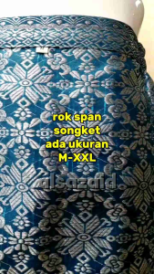 Rok Span Songket Pesta Wisuda - Rok Batik