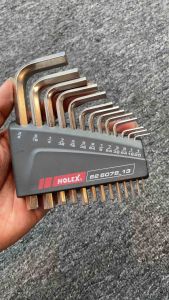 BỘ LỤC GIÁC NGẮN HỆ INCH HOLEX 13 CÂY MẠ NIKEN 626078 13
