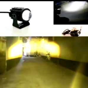 Lampu Sorot Laser Mini Driving k2 2 Warna Universal Semua Motor