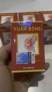 [Combo 5 hộp]Sản phẩm bảo vệ sức khỏe Yuan Bone hộp 40 viên - hỗ trợ đau nhức xương khớp  thần kinh tọa gout