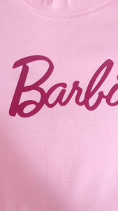 Jojo clothing baju kaos anak perempuan berbi warna pink putih hitam