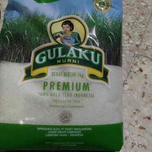 Gulaku Hijau/Kuning 1 Kg & Gula Premium Putih Kristal