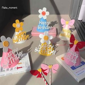 (ร้านไทย ส่งไว) หมวกวันเกิดหมวก happy birthday หมวกเดซี่ หมวกปาร์ตี้