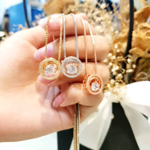 Deux - Kalung Wanita Liontin Giavany (Bisa 2 Model)