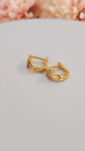 Anting Xuping Permata Lapis Emas 18k High Quality