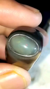 natural kalimaya krstal jarong joss dim 13×8×6.mm mumbul.ring tanduk no.8.mulus kinclong no krak