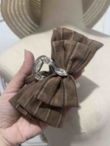 Kẹp tóc nơ xéo cho nử tóc nhiều ít hàng thủ công vải xịn lắm