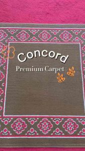 พรมเปอร์เซีย“คอนคอด”สีน้ำตาล ขนาด 80x80 cm