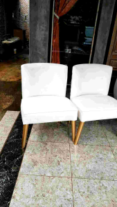 kursi sofa retro bludru kursi bludru