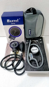 Baxtel APG PURPLE RING Aneriod Sphygmomanometer With GRAY Deluxe Stethoscope