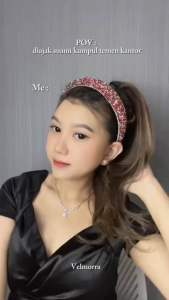 [VELMORRA] Headband Relic Bando Korea Kristal Rhinestone Kristal Berkilau