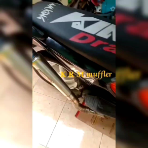 KNALPOT RACING DAENG sei4 Thailand Vario 125/150 BEAT SECOOPY VARIO 110 LEHER ATAS ANTI GASROK