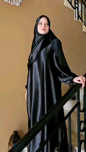 Lyra dress set Plus hijab segiempat
