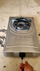 Combo bếp GAS công nghiệp gia đình Bexato 4H5 và van dây GAS