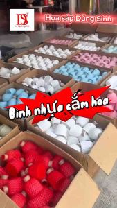 [ T259 ] Bình hoa nhựa lọ hoa nhựa giả sứ decor cách Bắc Âu bình cắm hoa decor nhà cửa lọ hoa để  bàn