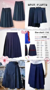 PALDA OR SKIRT School Uniform For kids ( Backpleats )