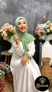 Hijab Segitiga Instan Oval Jersey Super Faisa By Rizwa