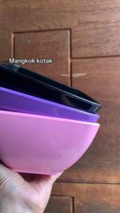 ( 6pcs )Mangkok Kotak 14cm Melamin DINNERWARE Tebal Kuat Anti Pecah Estetik Mangkok Kuah Saji Polos