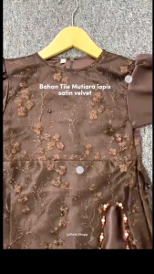 Gamis anak terbaru muslimah model kekinian polos casual pesta kondangan fashion NRK kid