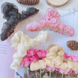 |SANTO.NE| FJ050 ROMANTIC HAIR CLIP 超仙显发量网纱鲨鱼夹