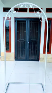 tiang ayunan bayi ada ukiran & tanpa roda