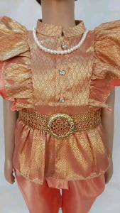 READY STOCK Kids Children Thailand National Costume Siamese Traditional Wear Songkran Festival Costume ASEAN Costume