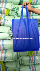 tas lipat samping /goodie bag /tas spunbond/parcel 30x40x8 goodie bag (12pc)