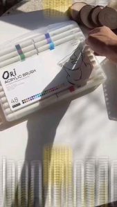 ORI (โอริ)ปากกาพู่กันอะคริลิค ORI Acrylic Brushมีขนาด 12 24ใหม่ 48สี