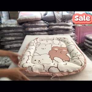 ที่นอนเด็กแรกเกิดพร้อมมุ้ง หมอน3 ใบ ผ้าห่ม ฟรี ผ้ารองกันเปื้อน