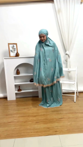 Mukena Dewasa Rayon Bordir Tabur Tulip Jumbo Renda Premium Mewah Terbaru