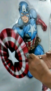 AIRBRUSH SPRAY GUN KIT ART PAINTING AIR BRUSH 0.2mm 9cc