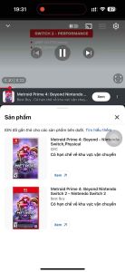 Băng chơi game Nintendo Switch: Metroid Prime 4 Beyond