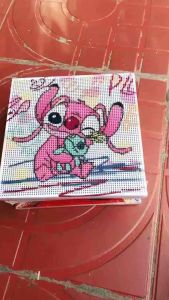 Bộ Tranh Đính Đá Hoạt Hình Kèm Phụ Kiện Và Khung Để Bàn Hoạ Tiết Độc Đáo Tự Làm