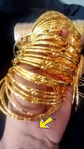 Gelang Keroncong Satuan Kerincing Kroncong Titanium GOLD Anti Karat Cantik Elegan Tidak Gampang Luntur