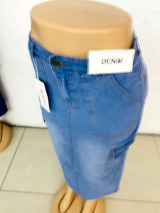 Skirt Jeans Getah L- Pocket Cargo New arrival