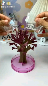 Trồng Cây Hoa Anh Đào Đồ Chơi Thủ Công Cây Trang Trí Cho Bé DIY Magic