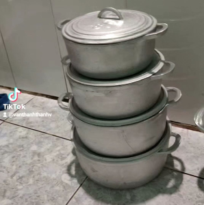Nồi Gang Bắc Bộ Đúc Nguyên Khối Khuân Cát Số 810142028