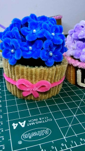 กระถางเดซี่ลวดกำมะหยี่สุดน่ารัก