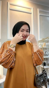 GAMIS VANILLA DRES // MIDI DRES KOMBI
