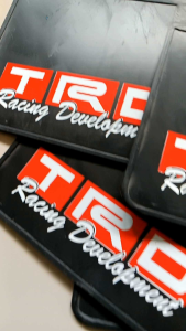 KARPET LUMPUR PELINDUNG CIPRATAN TRD RACING DEVELOPMENT DEPAN BELAKANG SAMA