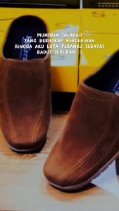 sepatu sendal pria slip on flat casual formal. santai kerja kantor elegan dan trrendy